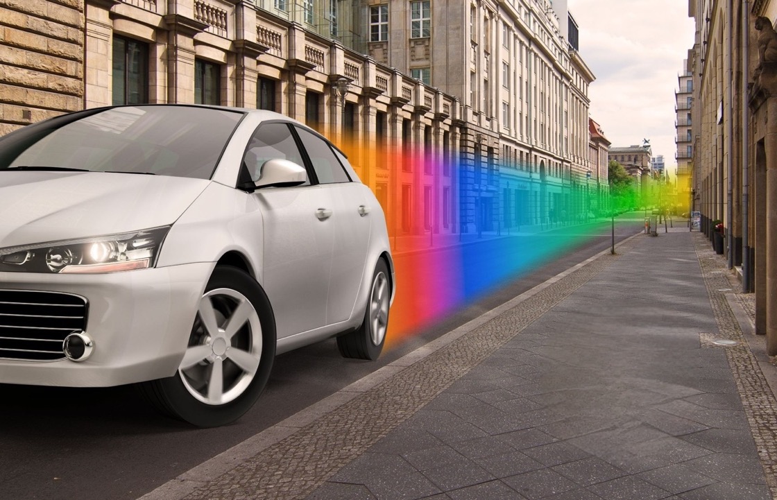 carro arcoiris