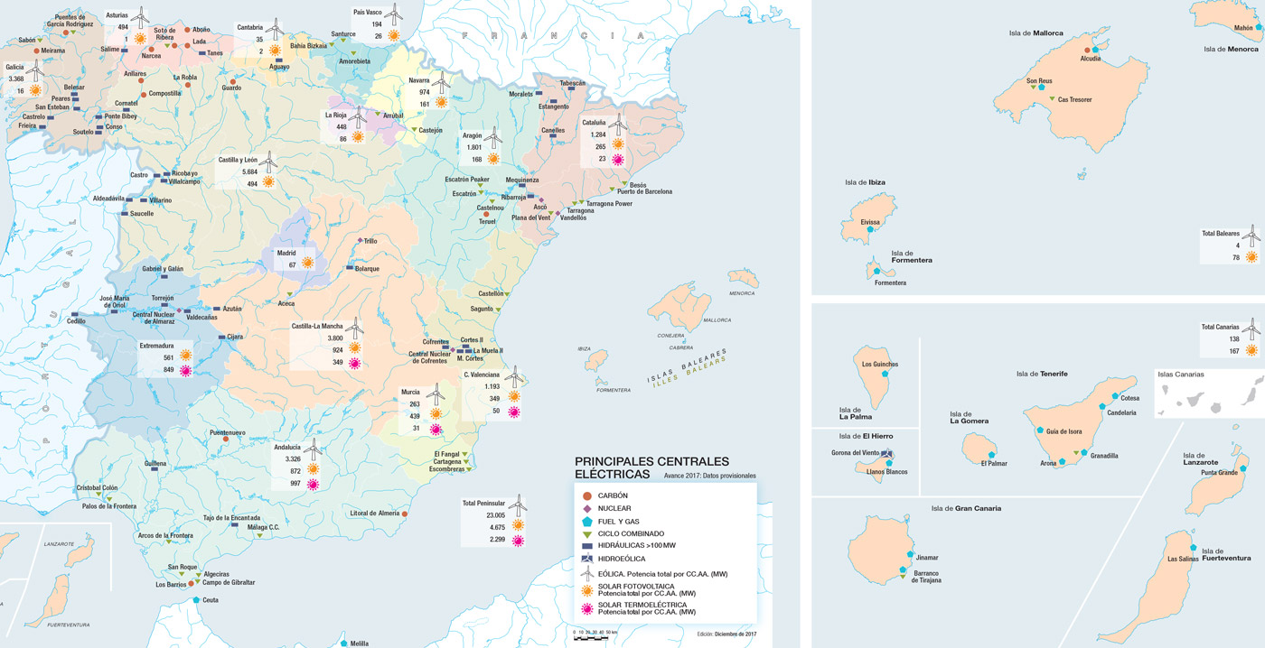 principales-centrales-electricas-espana