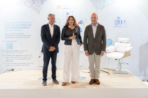 Javier Sáenz de Jubera, Sabina Puértolas y Celestino Varela