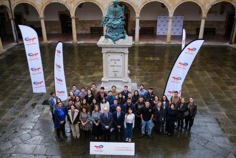 Participantes programa becas TotalEnergies-Universidad de Oviedo